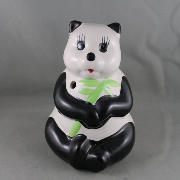 Vintage Benihana Mug - Panda with Bamboo Shoot - Ceramic Piece - Picture 1 of 8
